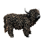30cm Large Highland Cow Ornament / Figurine - Resin