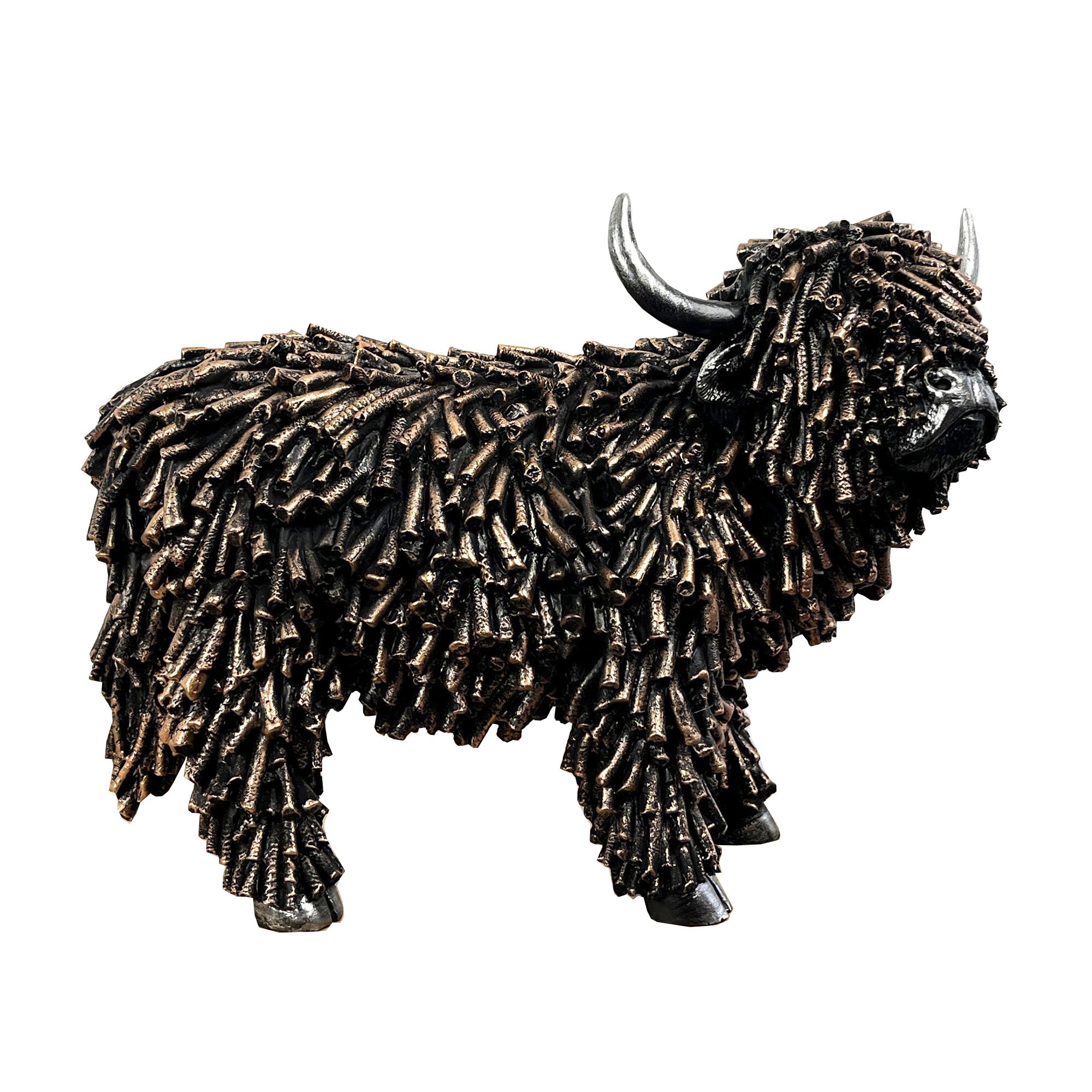 30cm Large Highland Cow Ornament / Figurine - Resin