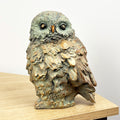 21cm Vintage Owl Ornament - Resin
