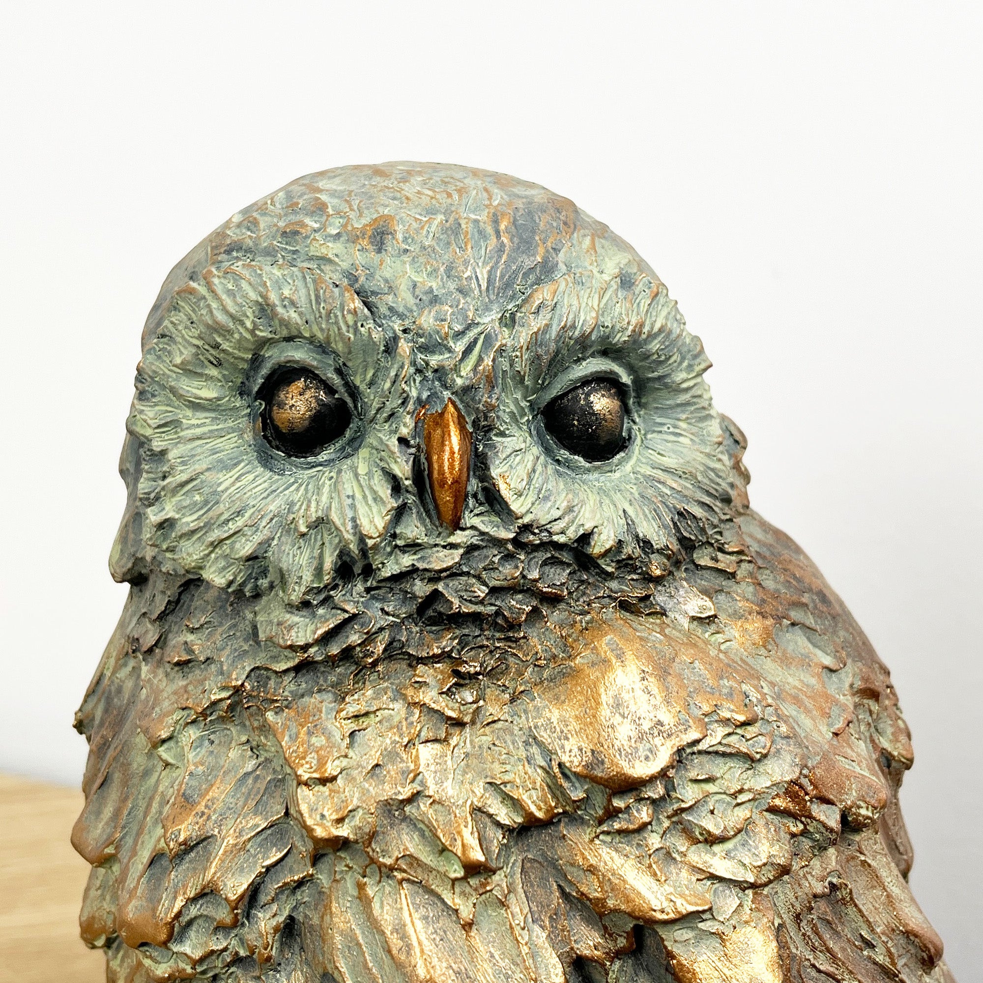 21cm Vintage Owl Ornament - Resin