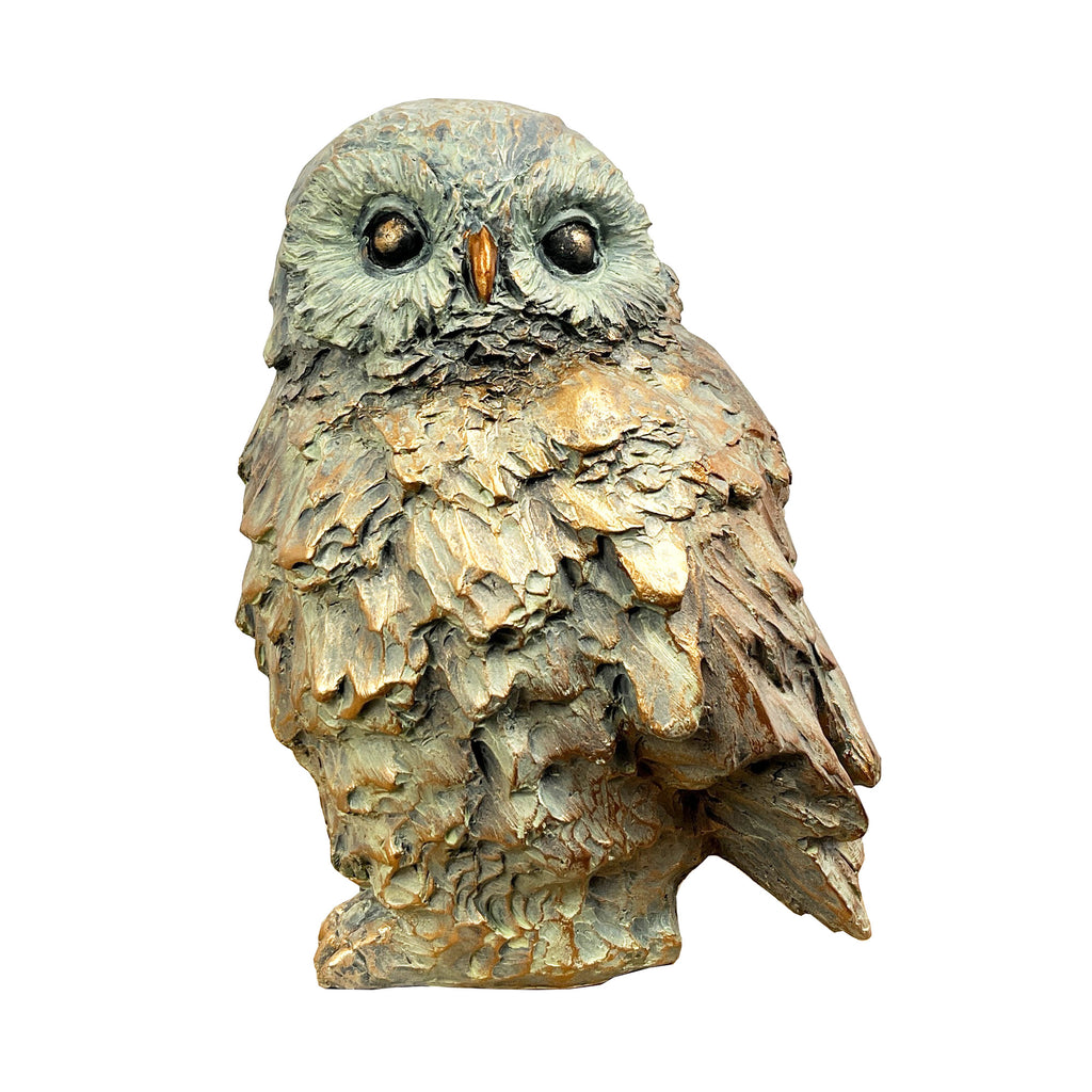 21cm Vintage Owl Ornament - Resin