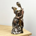 29cm Tall Steampunk Couple Ornament – Resin