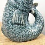 22cm Tall Nautical Fish Jug Ornament - Ocean Blue