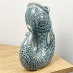 22cm Tall Nautical Fish Jug Ornament - Ocean Blue