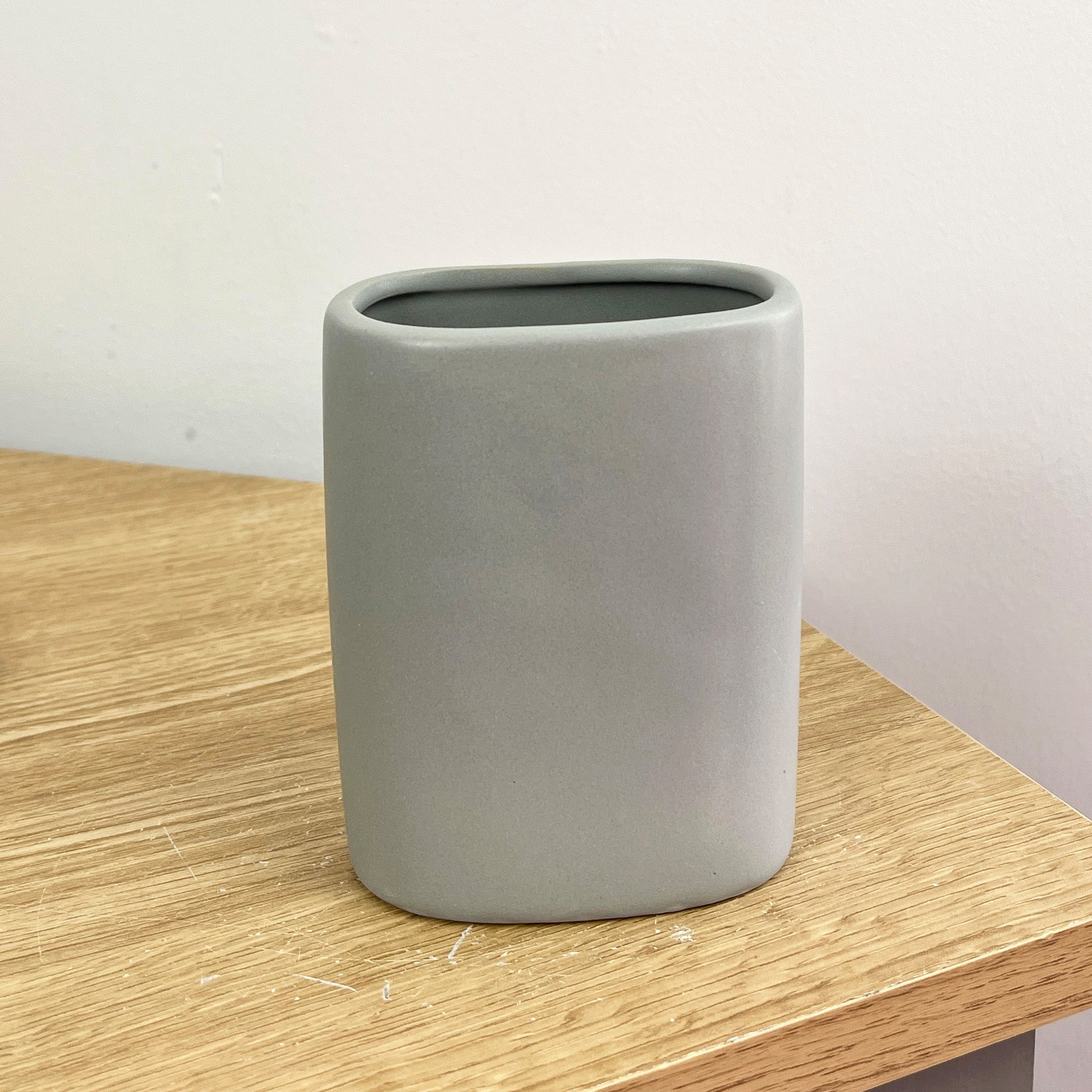 3 Piece Ceramic Bathroom Sink Accessories Set - Grey