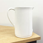 1.2 Litre White Highland Cow Utensil Storage Pot Jug - Ceramic