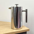 1 Litre Double Walled Stainless Steel Cafetière