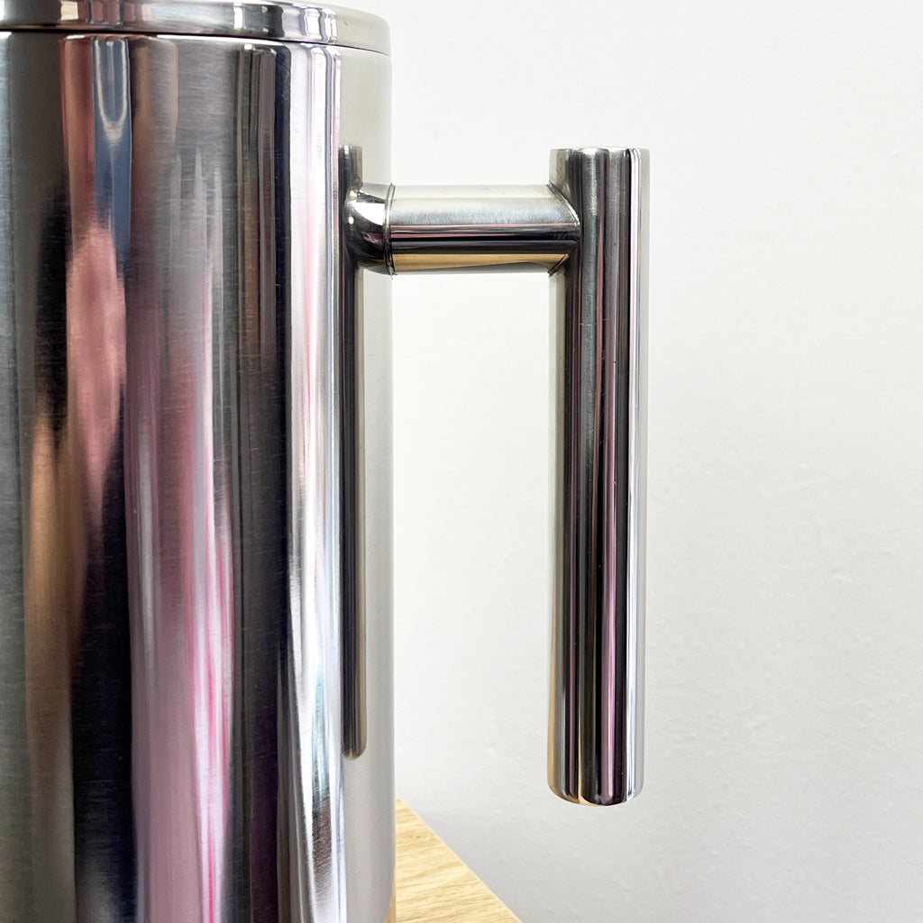 1 Litre Double Walled Stainless Steel Cafetière