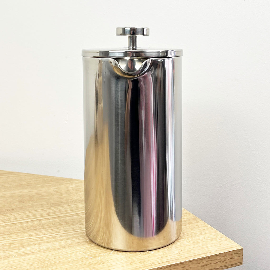 1 Litre Double Walled Stainless Steel Cafetière