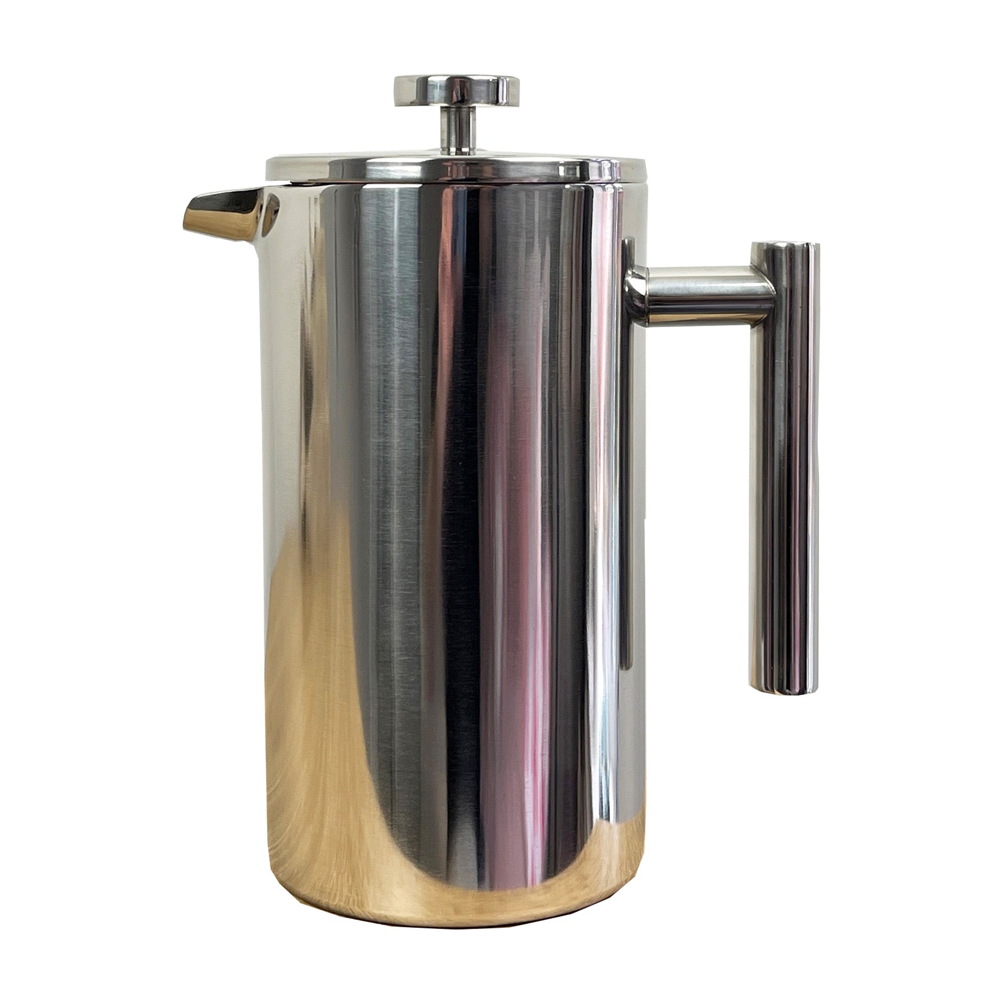 1 Litre Double Walled Stainless Steel Cafetière