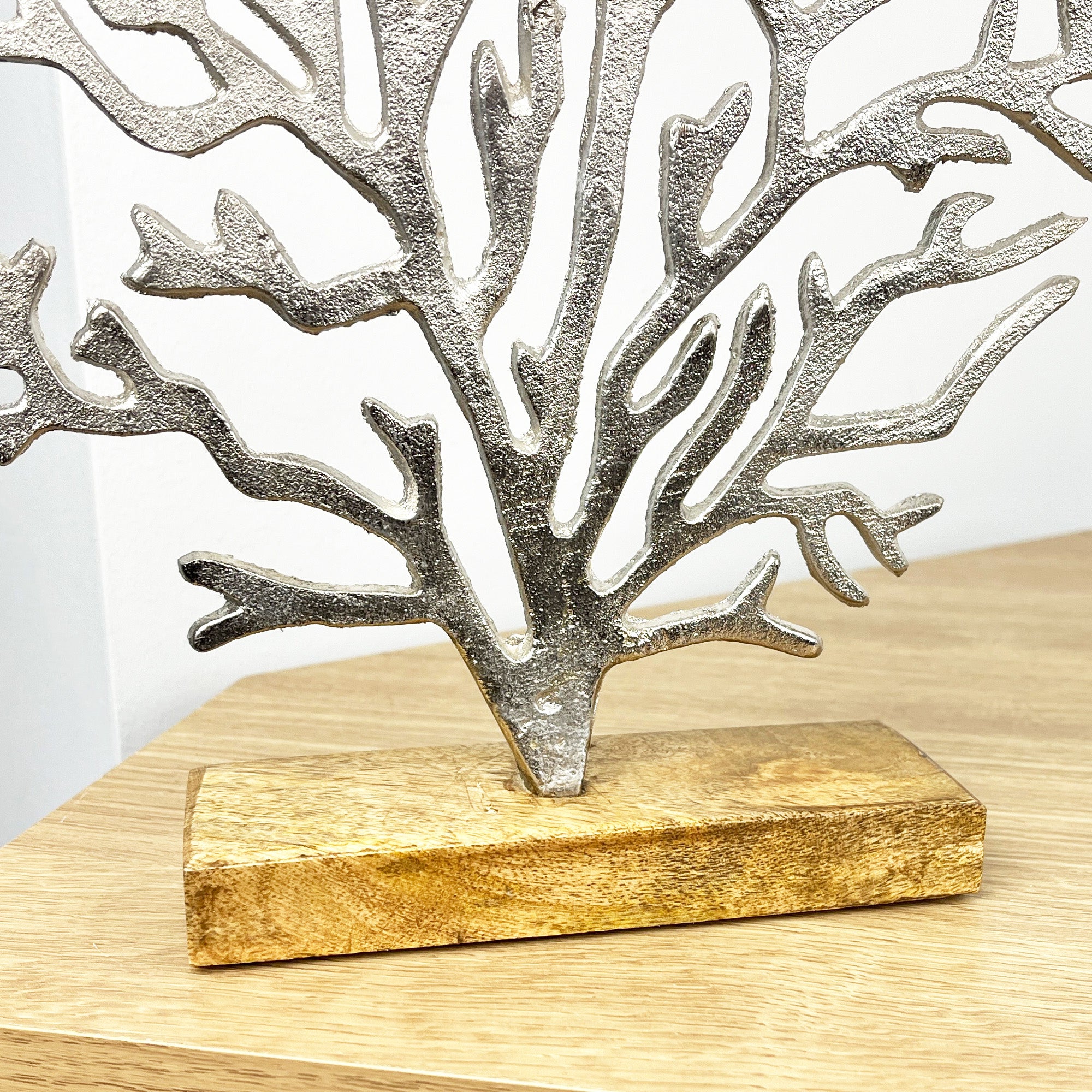 25.5cm Metal Coral Ornament on Stand