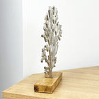 25.5cm Metal Coral Ornament on Stand