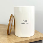 1.7 Litre ‘Good Dog’ White Ceramic Dog Treat Storage Jar
