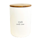 1.7 Litre ‘Good Dog’ White Ceramic Dog Treat Storage Jar