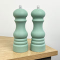17.5cm Tall Salt and Pepper Grinder Mills - Pastel Green