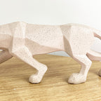 42.5cm Speckled Geometric Leopard Ornament - Resin