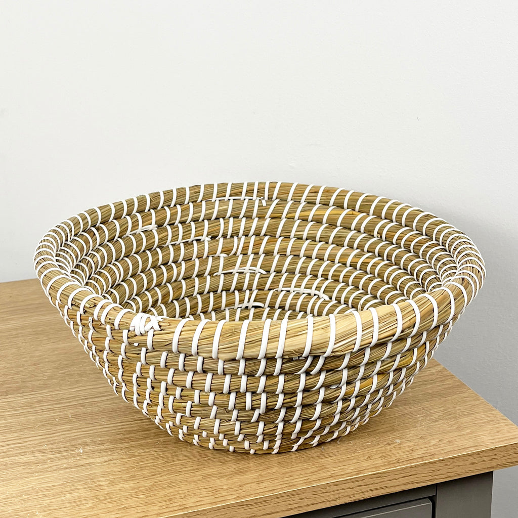 32cm Deep Woven Decorative Bowl - Kansgrass