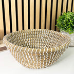 32cm Deep Woven Decorative Bowl - Kansgrass