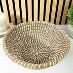 32cm Deep Woven Decorative Bowl - Kansgrass