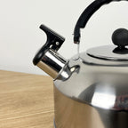 Small 2 Litre Whistling Kettle for Gas Hobs - Stainless Steel