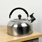 Small 2 Litre Whistling Kettle for Gas Hobs - Stainless Steel