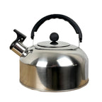 Small 2 Litre Whistling Kettle for Gas Hobs - Stainless Steel