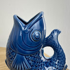 15.5cm Small Nautical Fish Jug Ornament - Blue