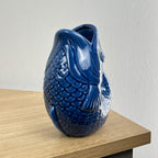 15.5cm Small Nautical Fish Jug Ornament - Blue