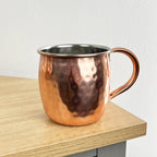 Set of 4 x 450ml Copper Coloured Moscow Mule Stainless Steel Mugs