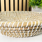 35.5cm Woven Decorative Bowl - Kans Grass