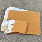 Set of 4 Placemats and Coasters - Beach Huts