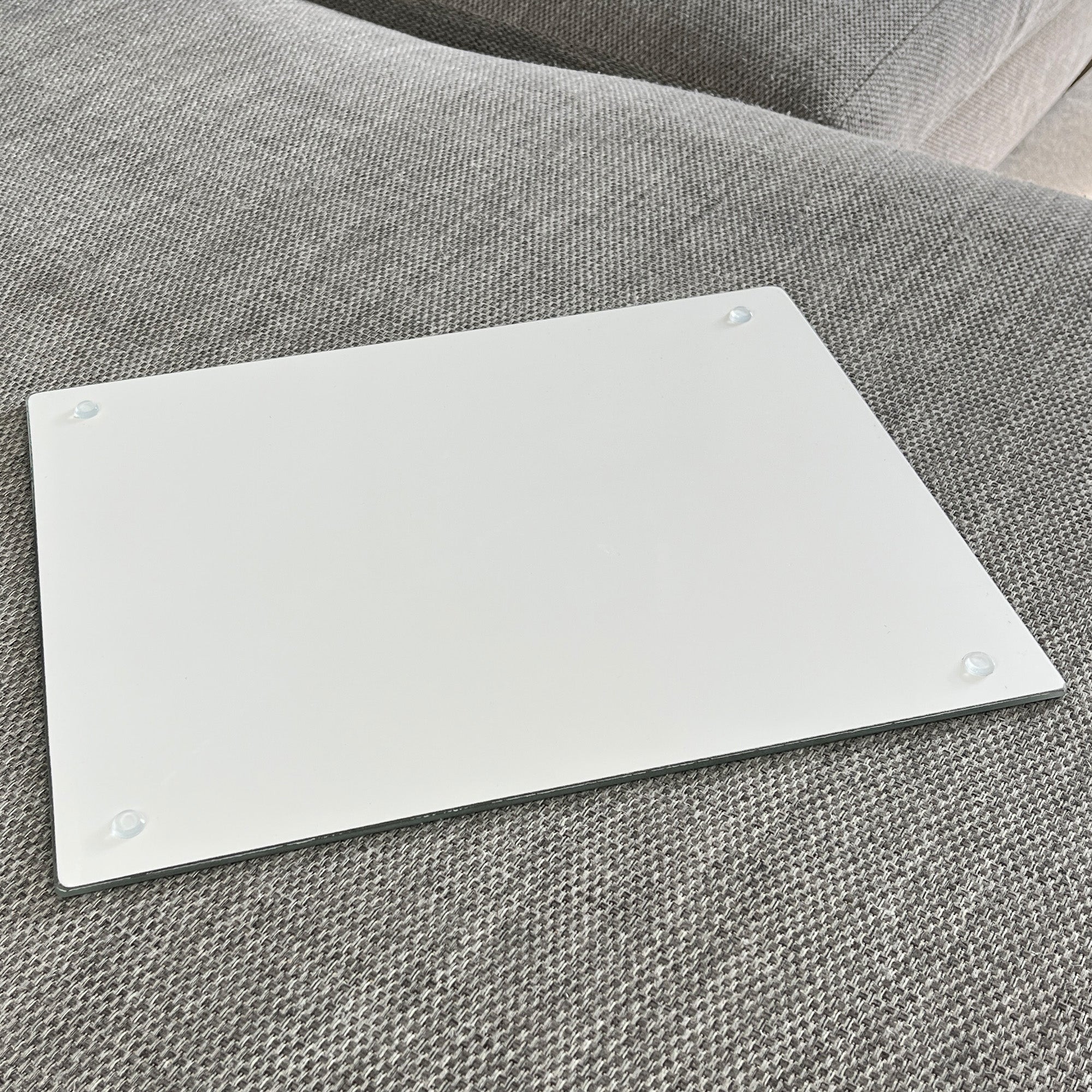 40cm Glass Worktop Saver / Chopping Board – Nautical Beach Hut design