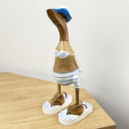 28cm Wooden Bikini Duck Ornament / Figurine