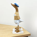 28cm Wooden Bikini Duck Ornament / Figurine