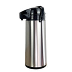 1.8 Litre Insulated Pump Action Airport Flask Drinks Dispenser – Stainless Steel