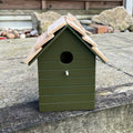 20.5cm Green Wooden Birdhouse for the Garden