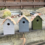 20.5cm Green Wooden Birdhouse for the Garden