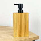 2 Piece Bathroom Sink Accessories Set - Bamboo Wood