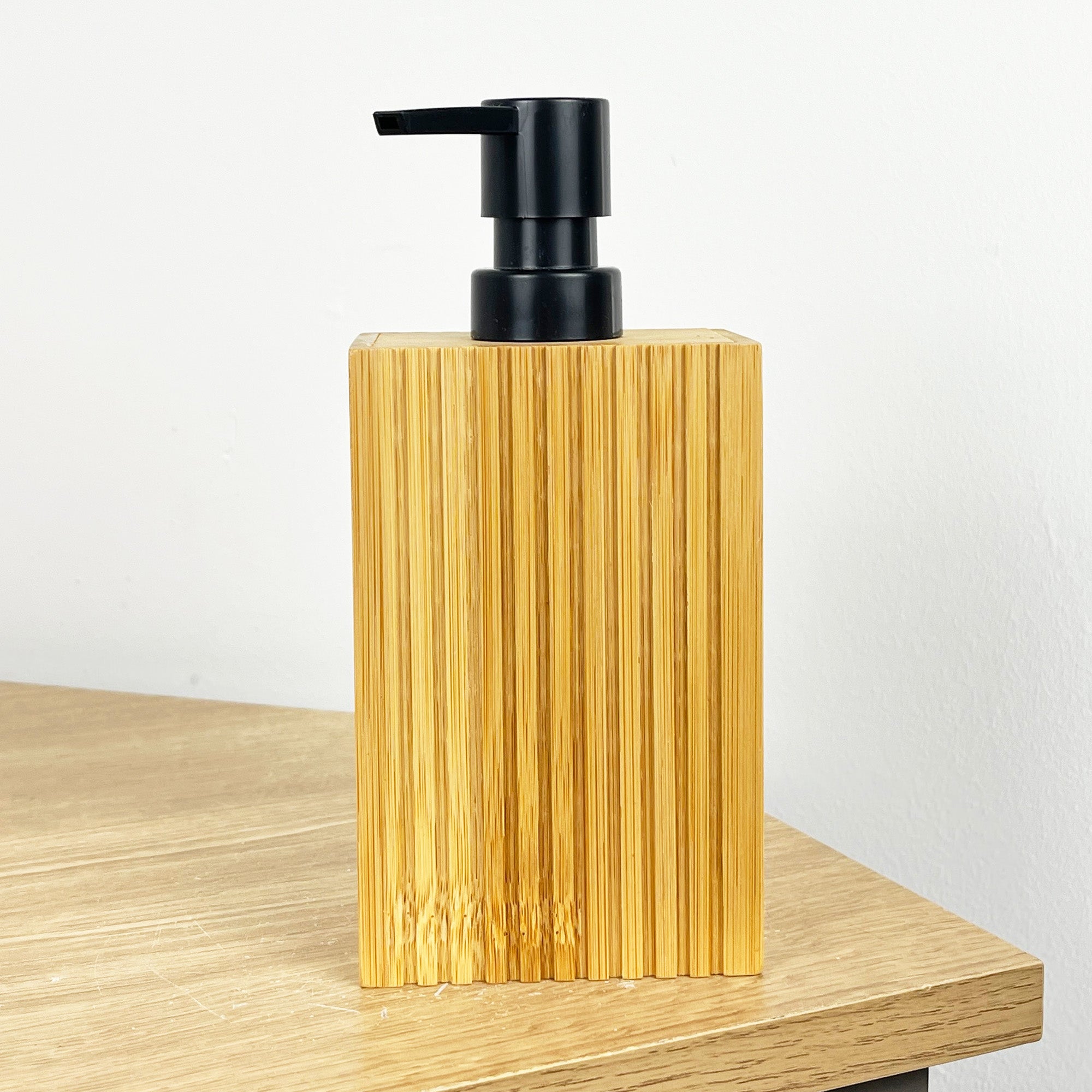 2 Piece Bathroom Sink Accessories Set - Bamboo Wood