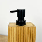 2 Piece Bathroom Sink Accessories Set - Bamboo Wood
