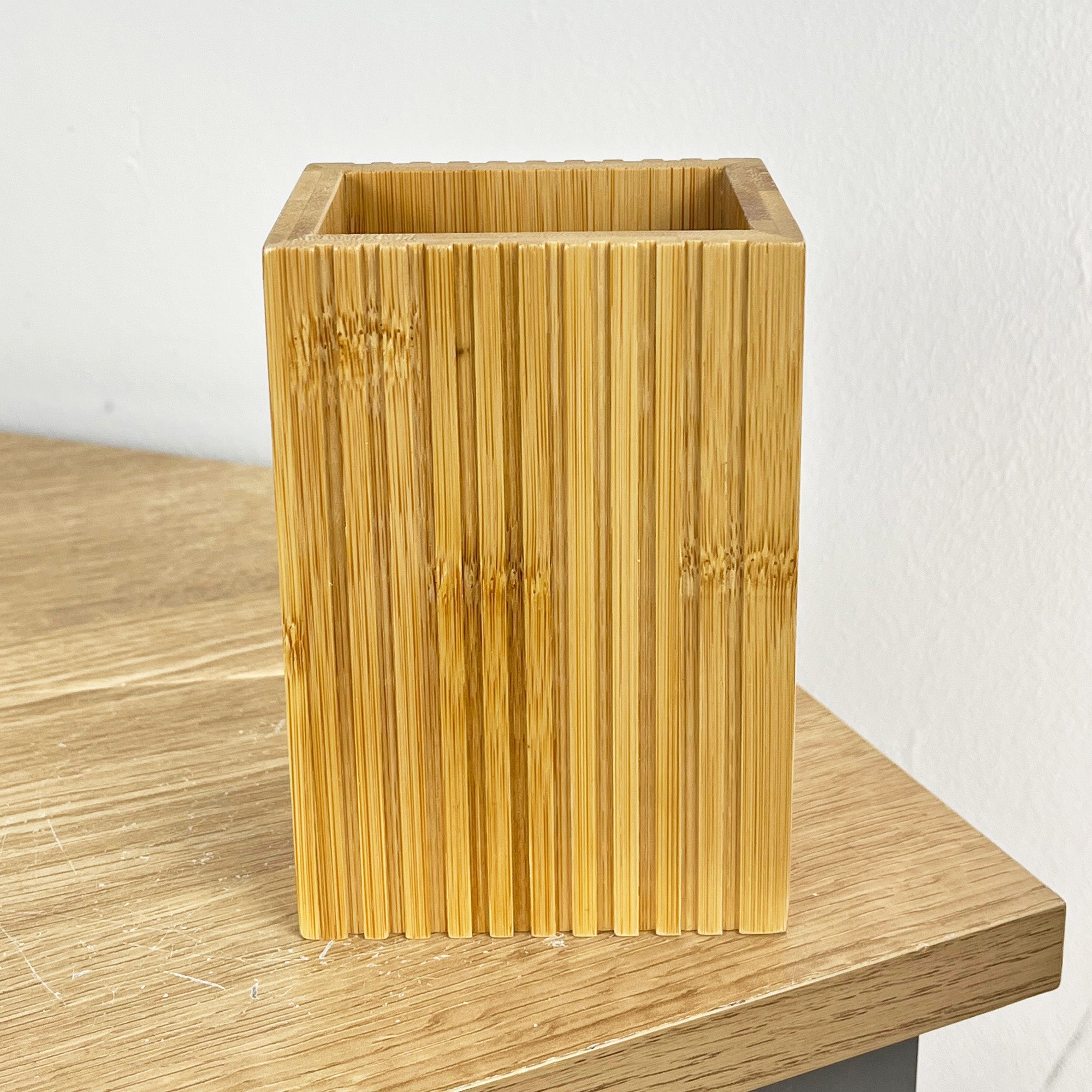 2 Piece Bathroom Sink Accessories Set - Bamboo Wood