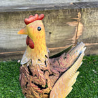 35cm Chicken Metal Garden Ornament