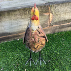 35cm Chicken Metal Garden Ornament