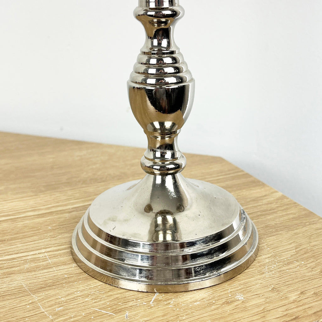 32.5cm Aluminium 3 Arm Candelabra – Imperfect Finish
