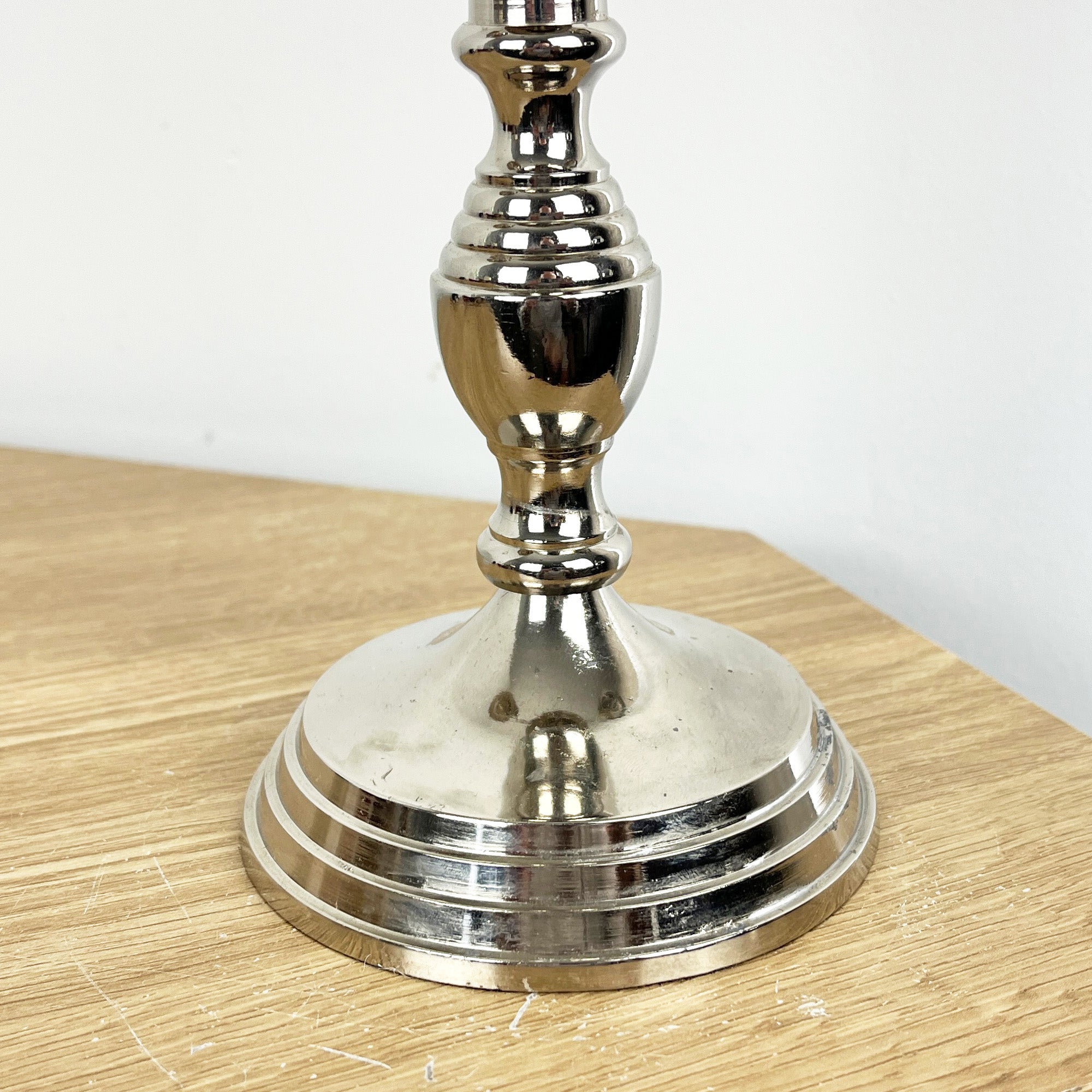 32.5cm Aluminium 3 Arm Candelabra – Imperfect Finish