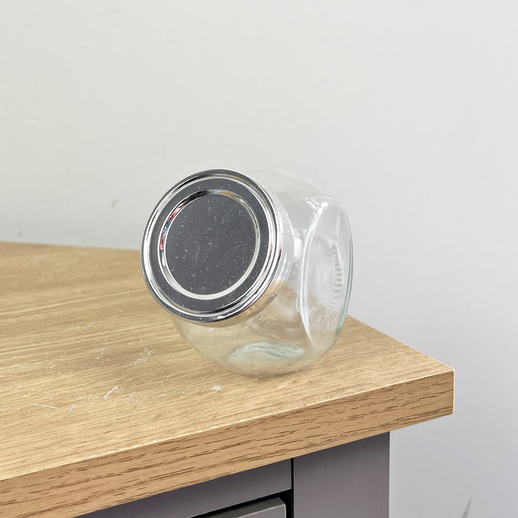 Set of 12 190ml Glass Spice Jars