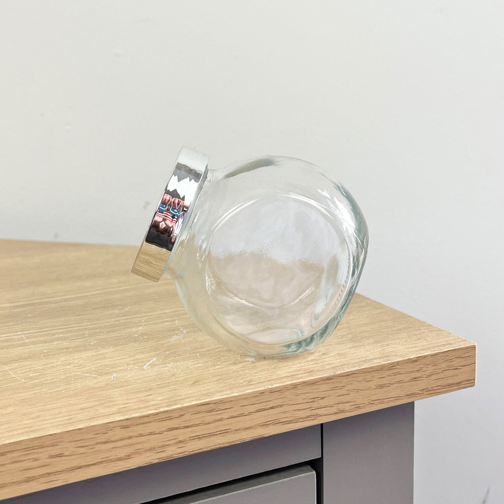 Set of 4 190ml Glass Spice Jars