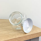 Set of 8 190ml Glass Spice Jars