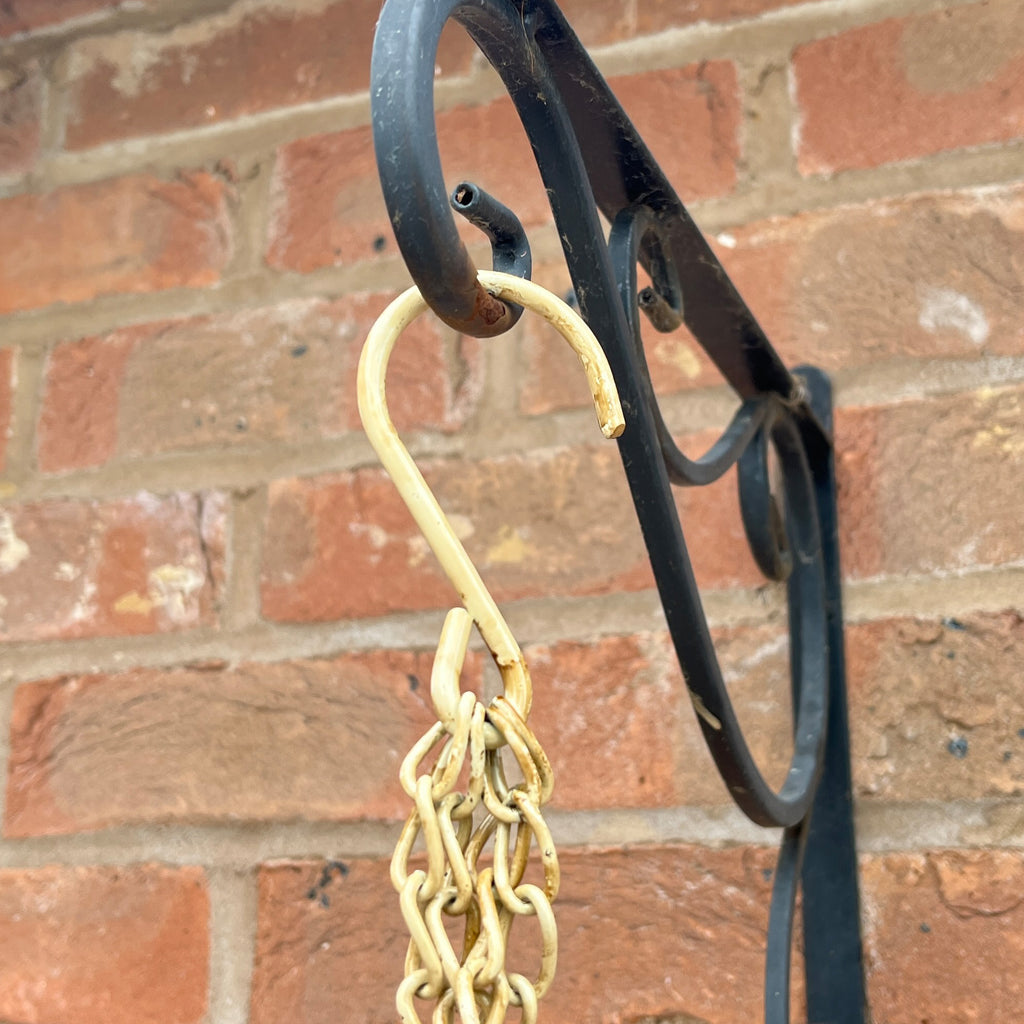 31cm Vintage Style Round Metal Hanging Basket