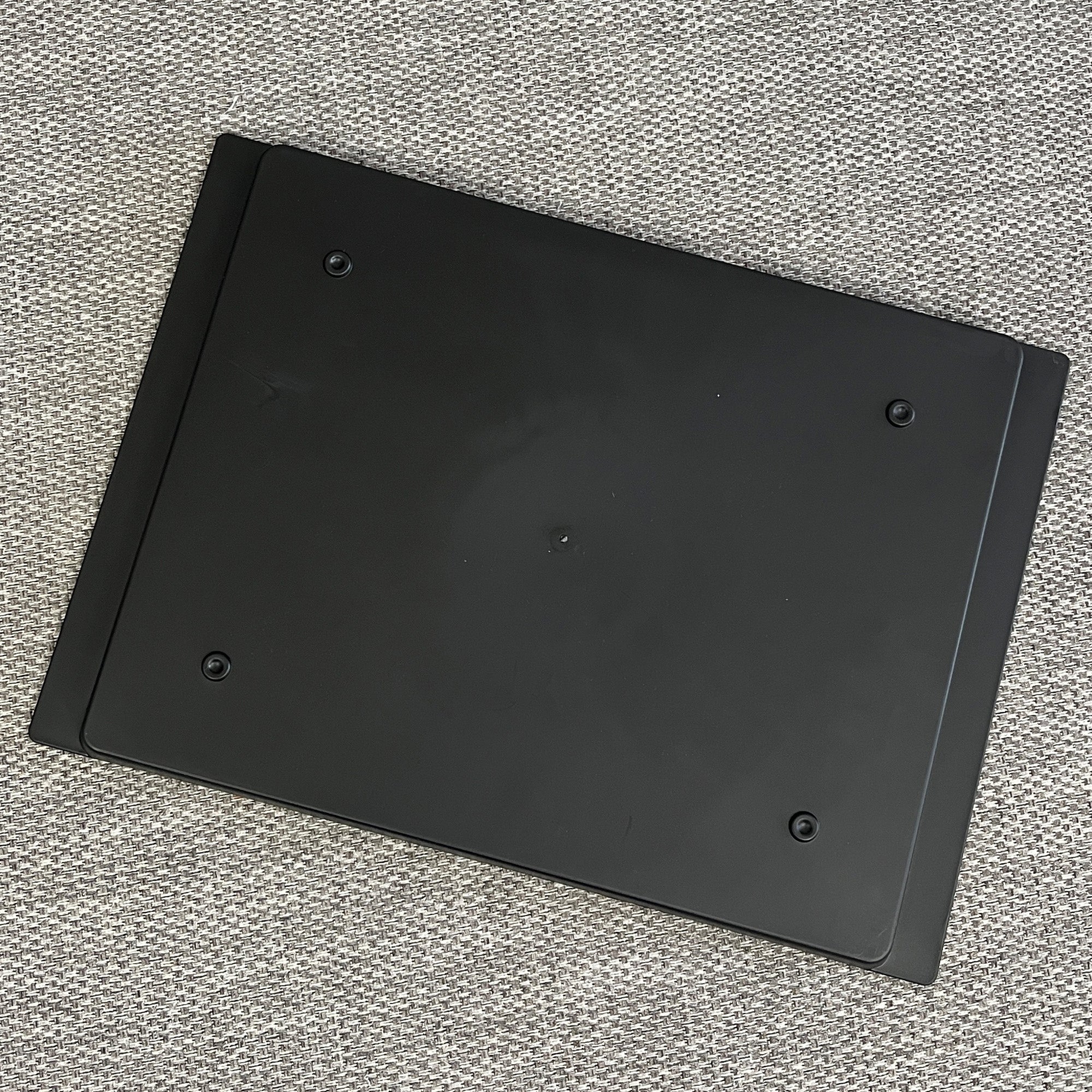 38cm Bamboo Bread Cutting Board with Plastic Crumb Catcher Base